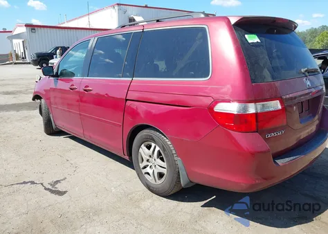2006 Honda Odyssey Ex из США, поврежденный, VIN 5FNRL38406B401260